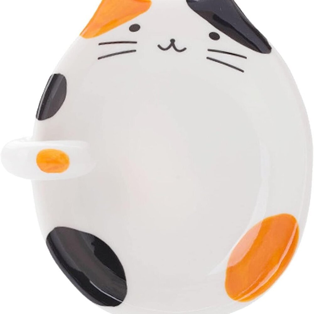 Cat Spoon Rest, Ceramic Cute Spoon Holder Rest for Stove Top, Cat Kitchen Access